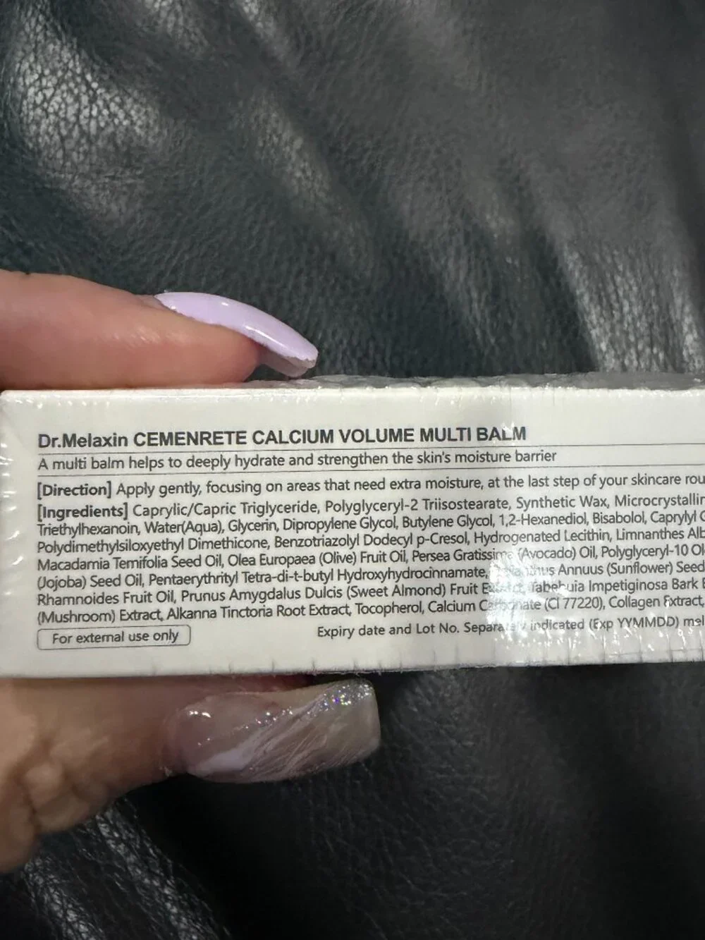 NIB Dr. Melaxin Calcium Smooth Core Stick - Nourish Balm Sealed